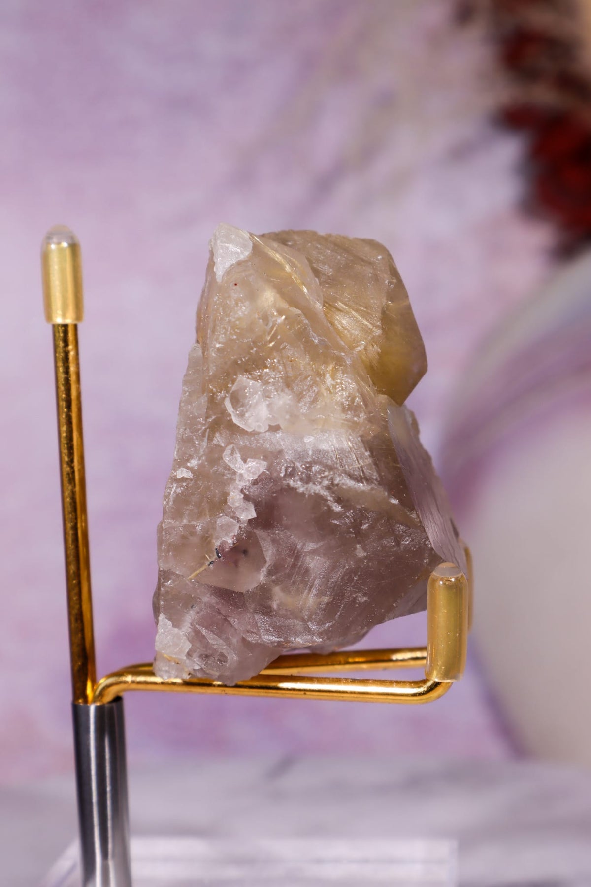 Rutile in Amethyst & Quartz Specimen | 5.7cm | Brazil Crystal Tali & Loz Crystals