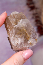 Rutile in Amethyst & Quartz Specimen | 5.7cm | Brazil Crystal Tali & Loz Crystals