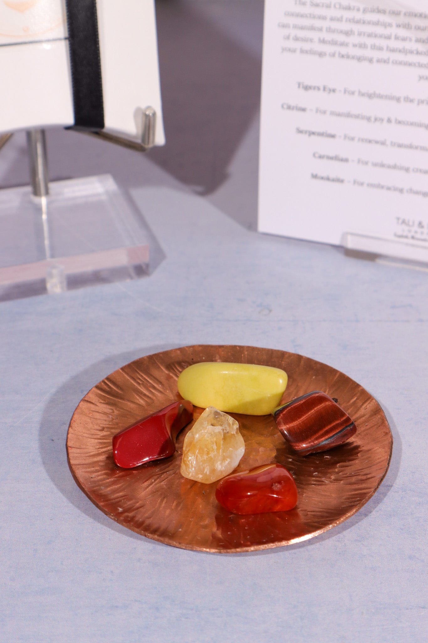 Sacral Chakra Crystal Kit Crystal Sets Tali & Loz Crystals