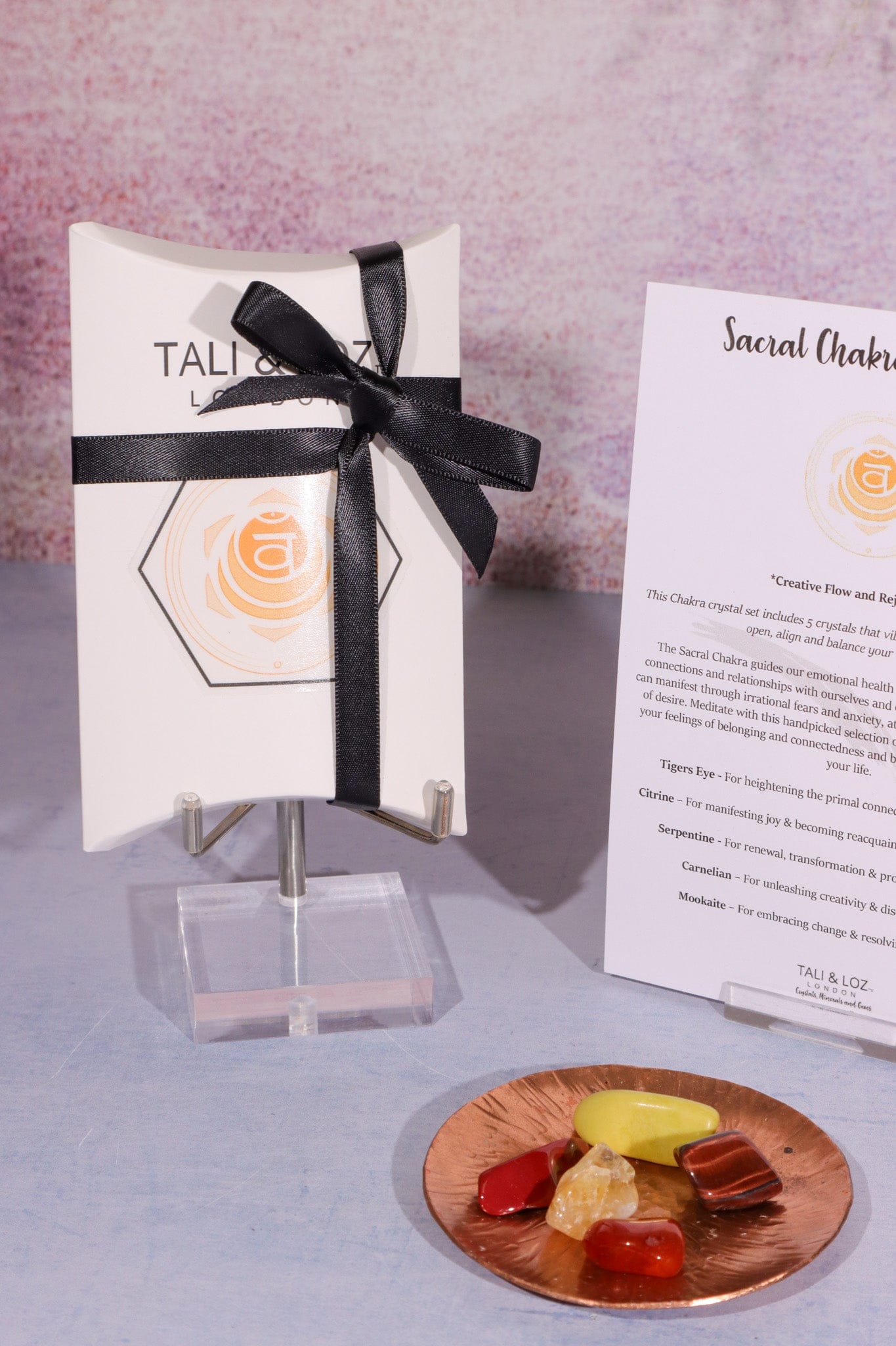 Sacral Chakra Crystal Kit Crystal Sets Tali & Loz Crystals