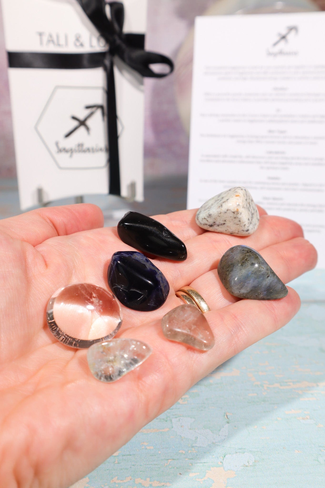 Sagittarius Zodiac Crystal Set Crystal Sets Tali & Loz Crystals