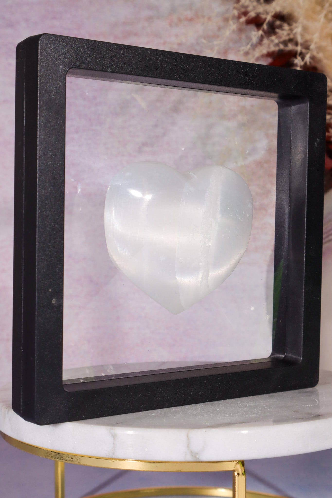 Selenite Hearts Large 8cm Palmstone Tali & Loz Crystals