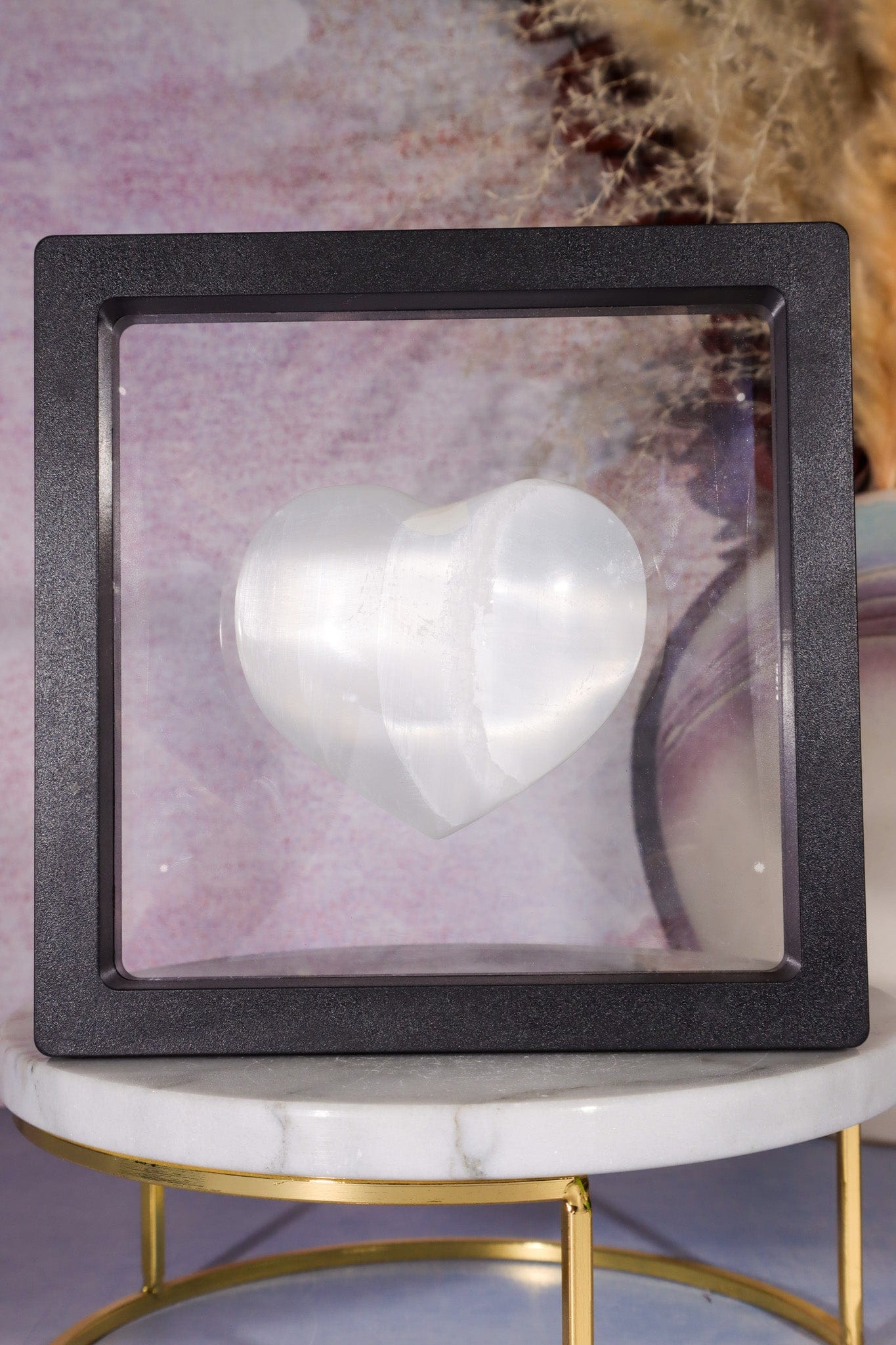 Selenite Hearts Large 8cm Palmstone Tali & Loz Crystals