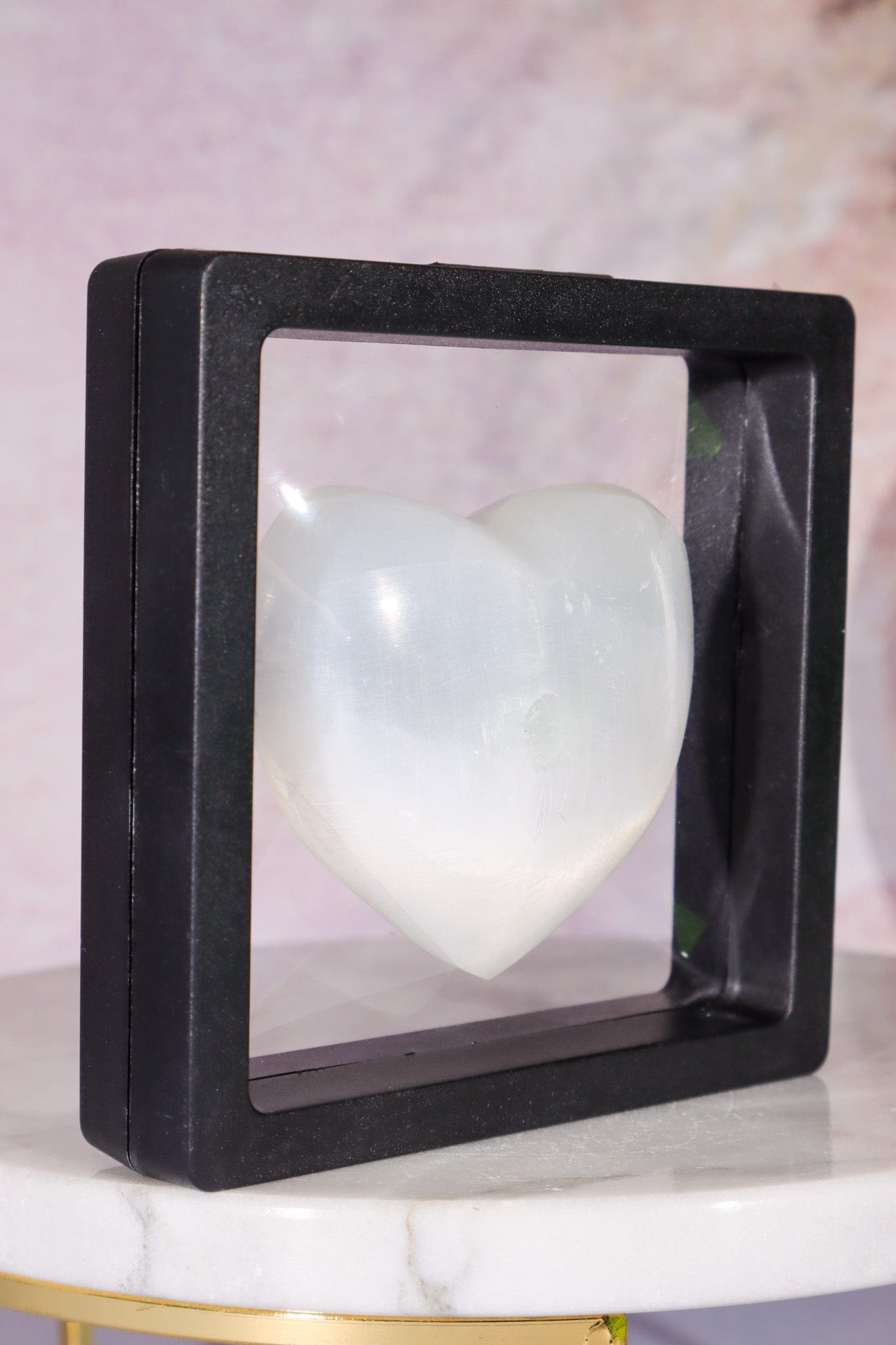 Selenite Hearts Small 6cm Palmstone Tali & Loz Crystals