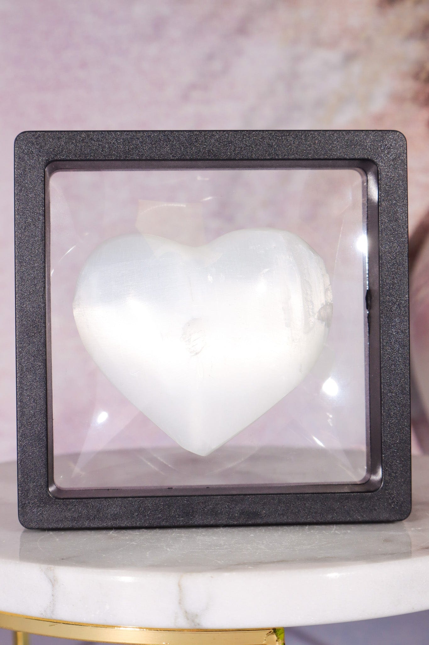 Selenite Hearts Small 6cm Palmstone Tali & Loz Crystals