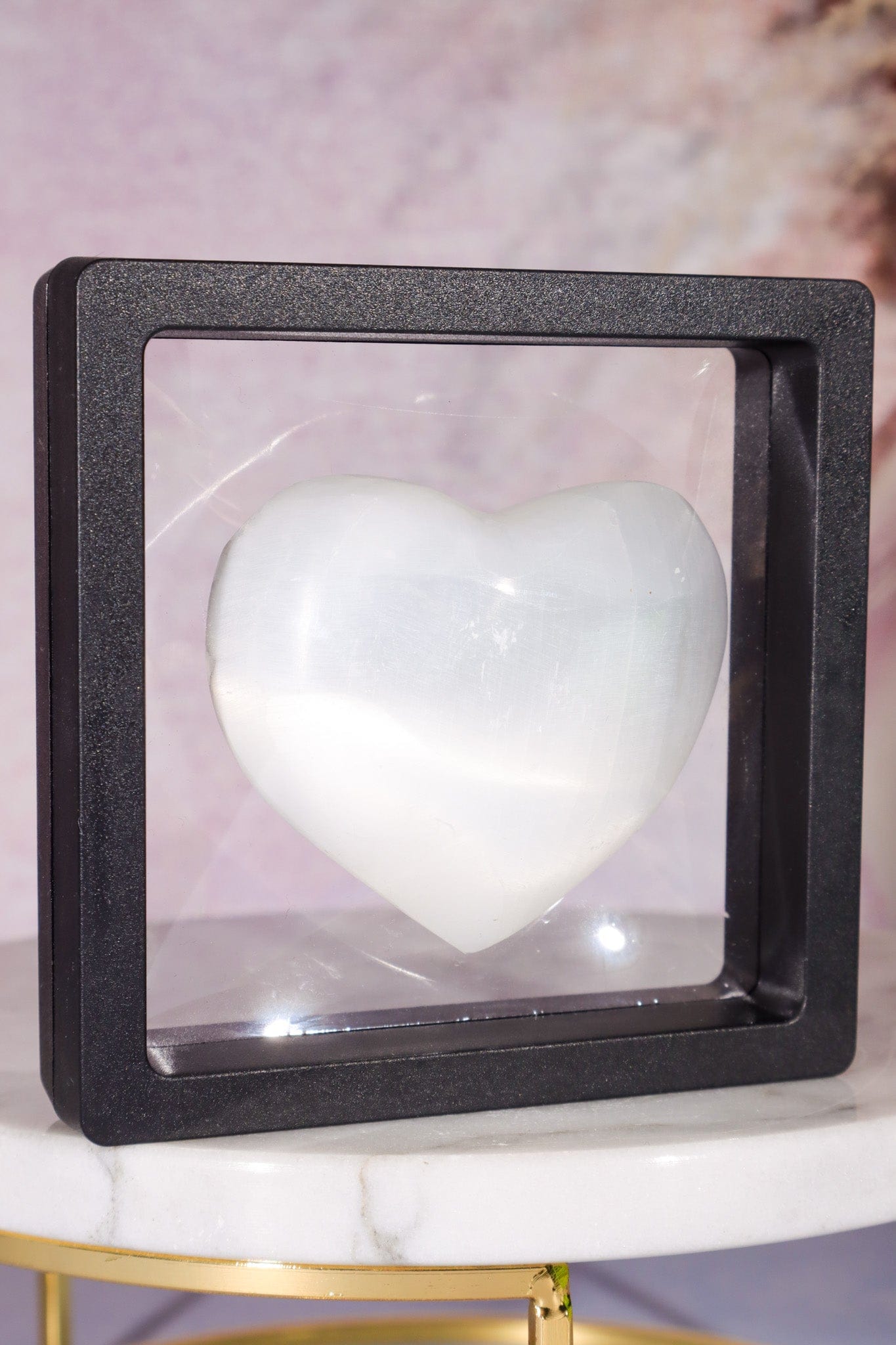 Selenite Hearts Small 6cm Palmstone Tali & Loz Crystals