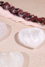 Selenite Hearts Small 6cm - Tali & Loz Crystals