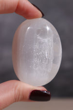 Selenite Palmstones Large 8cm - Tali & Loz Crystals