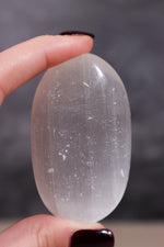 Selenite Palmstones Large 8cm - Tali & Loz Crystals