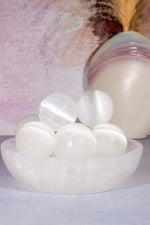 Selenite Spheres 4cm Spheres Tali & Loz Crystals