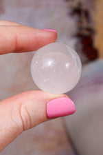 Selenite Spheres | Mini | 24mm | Morocco sphere Tali & Loz Crystals
