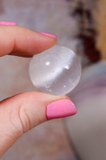 Selenite Spheres | Mini | 24mm | Morocco sphere Tali & Loz Crystals