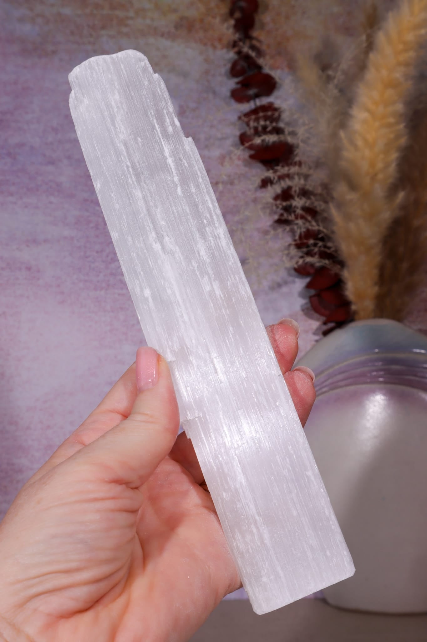 Selenite Wand | 15–25cm | Morocco Wands Tali & Loz Crystals
