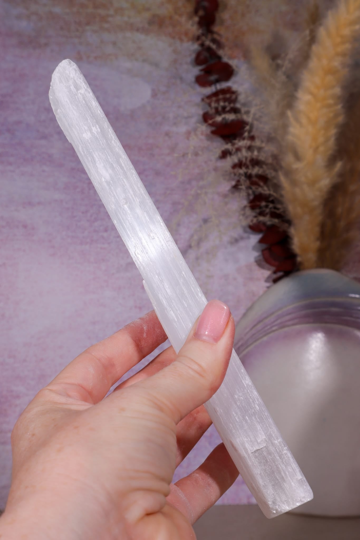 Selenite Wand | 15–25cm | Morocco Wands Tali & Loz Crystals