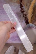 Selenite Wand | 25–33cm | Morocco Wands Tali & Loz Crystals