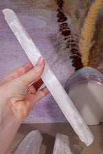 Selenite Wand | 25–33cm | Morocco Wands Tali & Loz Crystals