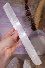 Selenite Wand | 25–33cm | Morocco Wands Tali & Loz Crystals