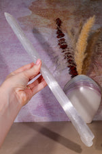 Selenite Wand | 33–40cm | Morocco Wands Tali & Loz Crystals