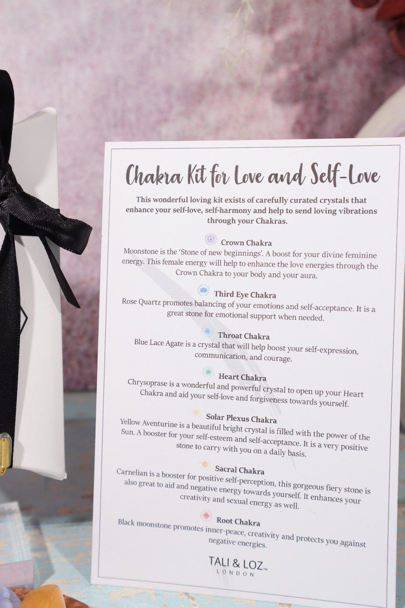 Self Love Crystal Gift Set Crystal Sets Tali & Loz Crystals