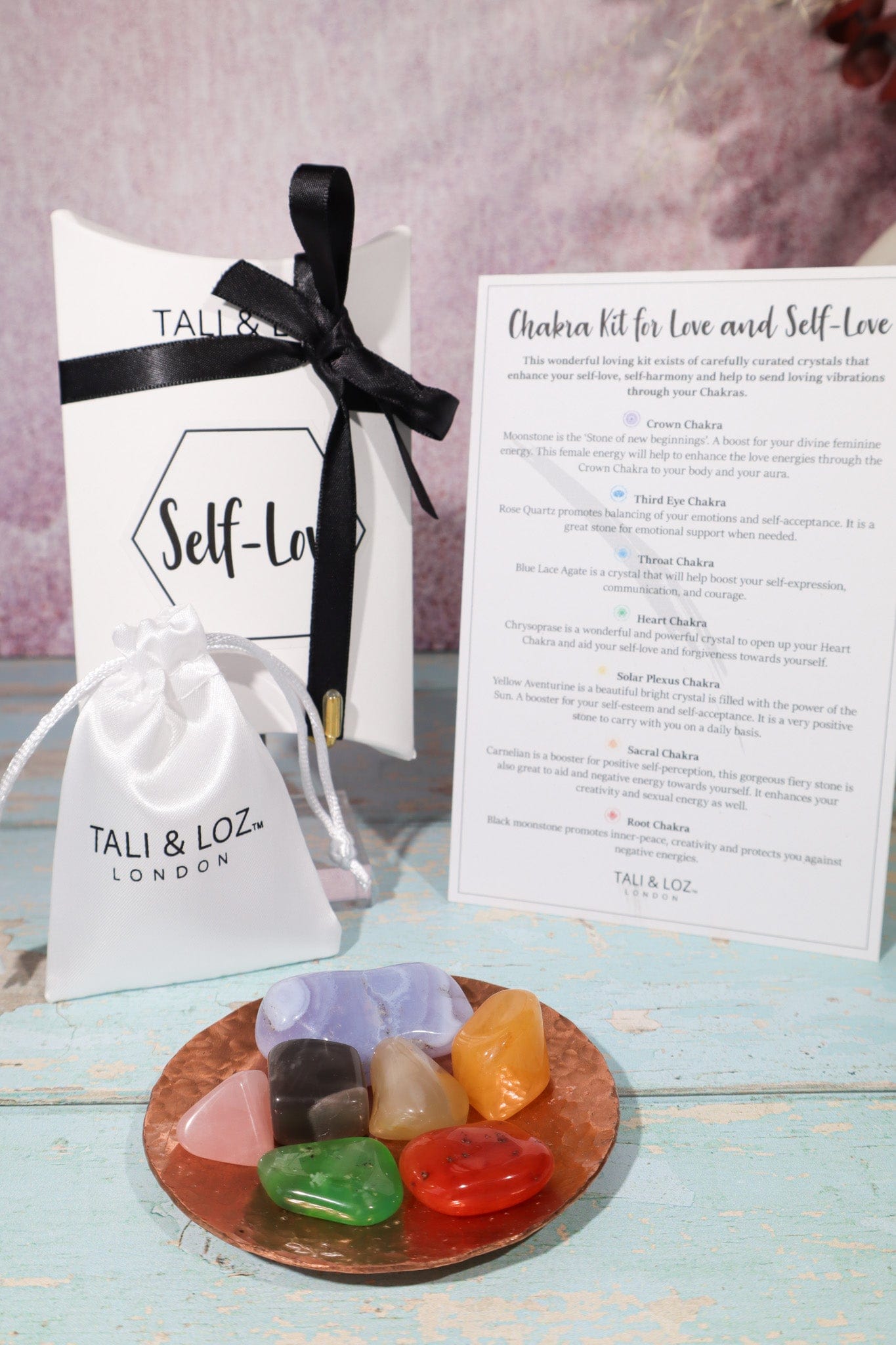 Self Love Crystal Gift Set Crystal Sets Tali & Loz Crystals