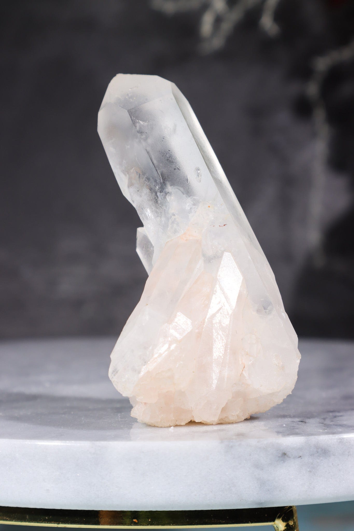 Self Standing Clear Quartz Cluster Clusters Tali & Loz Crystals