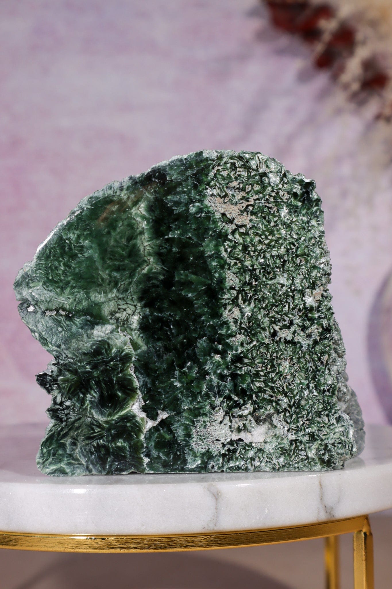 Seraphinite Specimen 200gr, Russia Specimen Tali & Loz Crystals