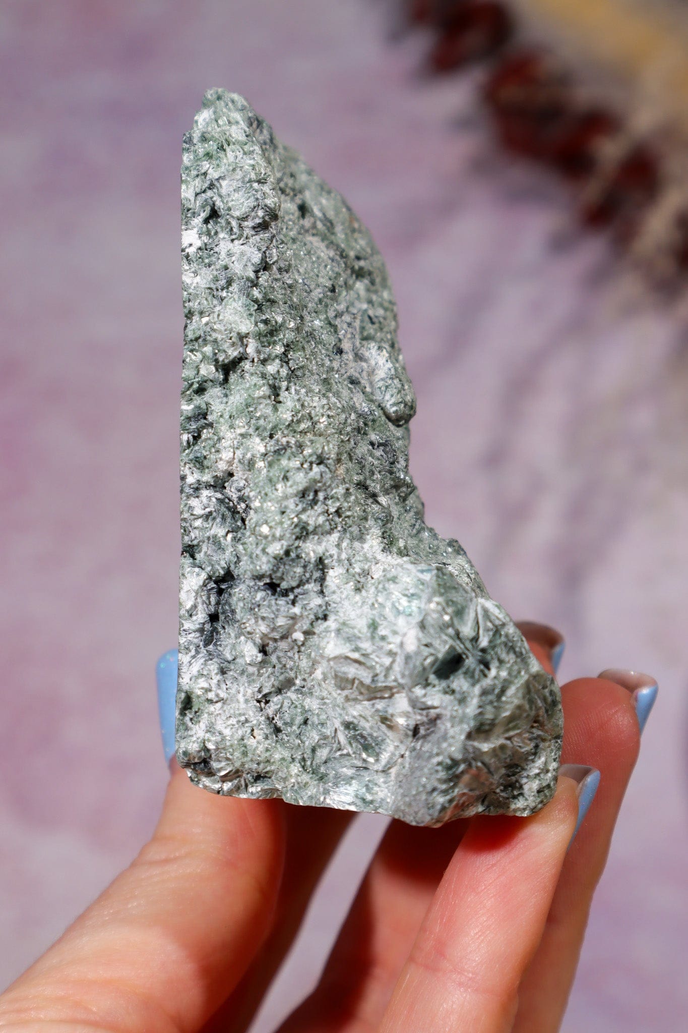 Seraphinite Specimen 200gr, Russia Specimen Tali & Loz Crystals