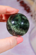 Seraphinite Sphere 4.2cm, Russia Spheres Tali & Loz Crystals