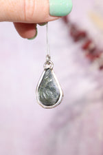 Seraphinite Tear Drop Necklace, Pendant Size 2.5cm, Handmade in the UK Jewellery Tali & Loz Crystals