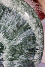 Seraphinite Wing Shaped Freeform on Stand 0.9KG, Russia Specimen Tali & Loz Crystals