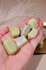 Serpentine Cube Tumblestones 15-25mm - Tali & Loz Crystals