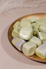 Serpentine Cube Tumblestones 15-25mm - Tali & Loz Crystals