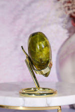 Serpentine Heart Carving 5.5cm, Madagascar Hearts Tali & Loz Crystals