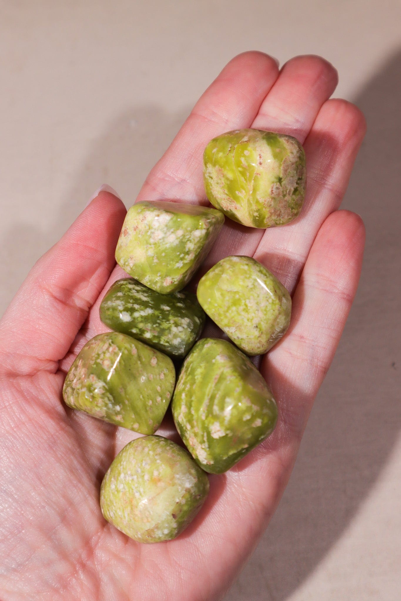 Serpentine Tumblestones 20-30mm - Tali & Loz Crystals