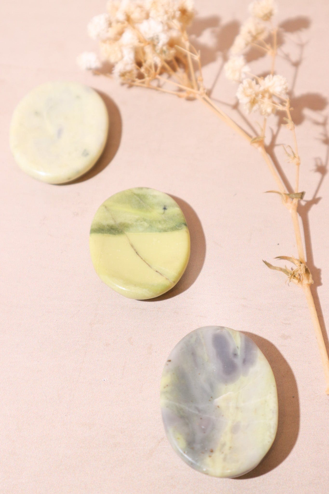 Serpentine Worry Stones - Tali & Loz Crystals