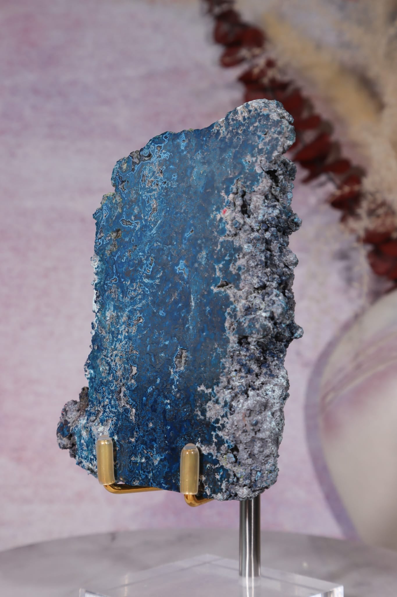 Shattuckite Specimen | 217g | Kaokoveld Plateau, Namibia Mineral Specimen Tali & Loz Crystals