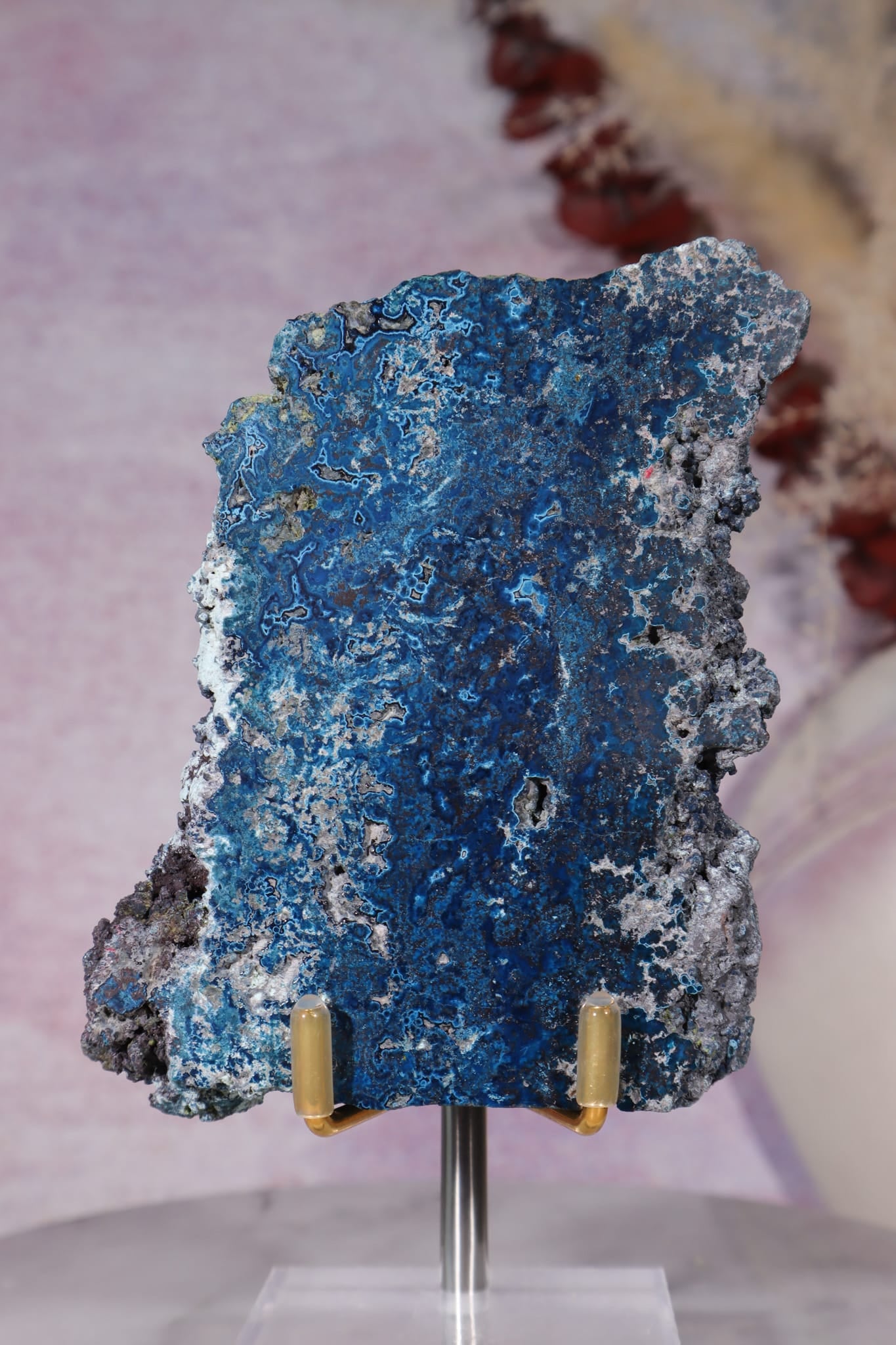Shattuckite Specimen | 217g | Kaokoveld Plateau, Namibia Mineral Specimen Tali & Loz Crystals