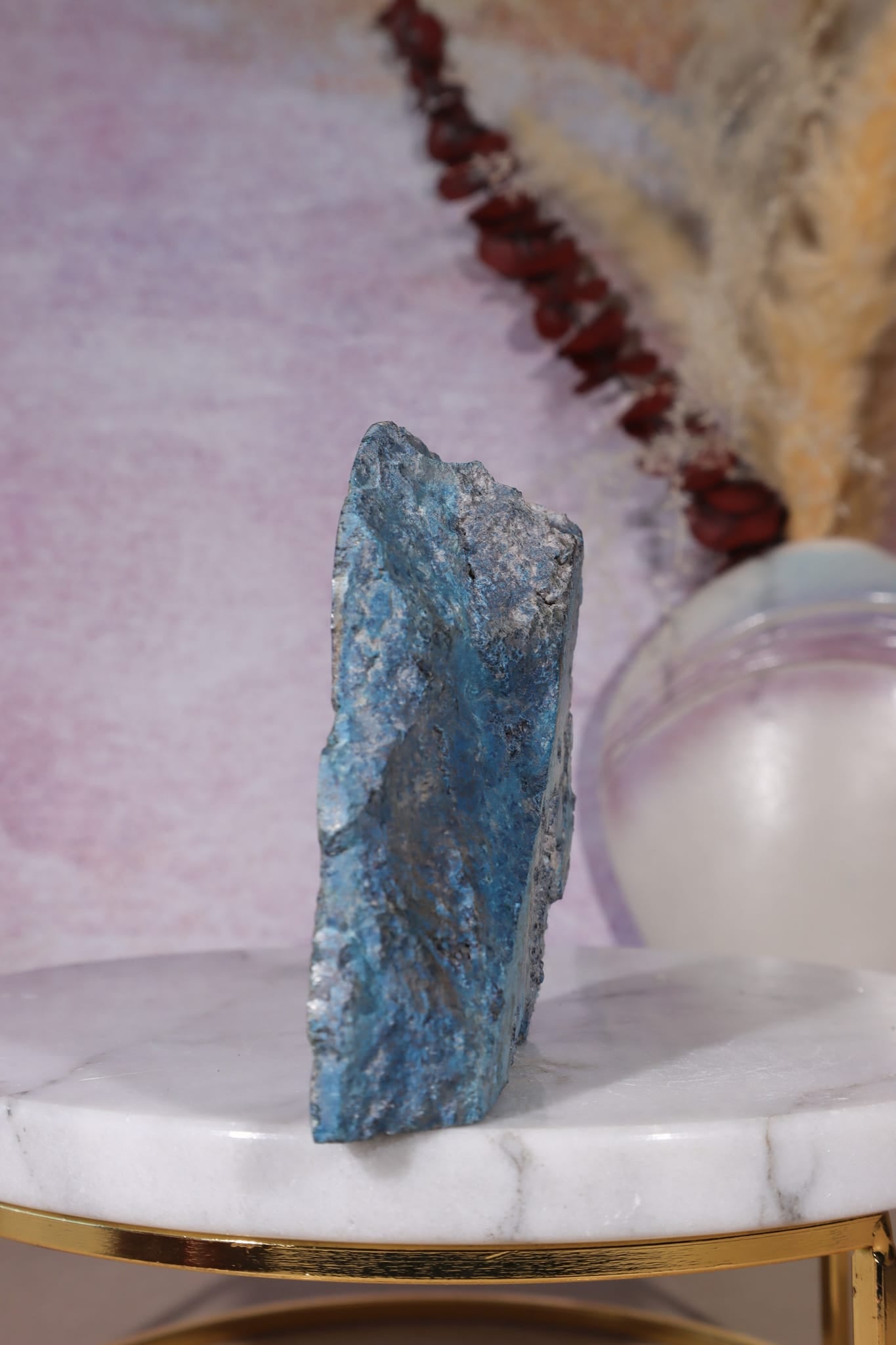 Shattuckite Specimen | 235g | Kaokoveld Plateau, Namibia Mineral Specimen Tali & Loz Crystals