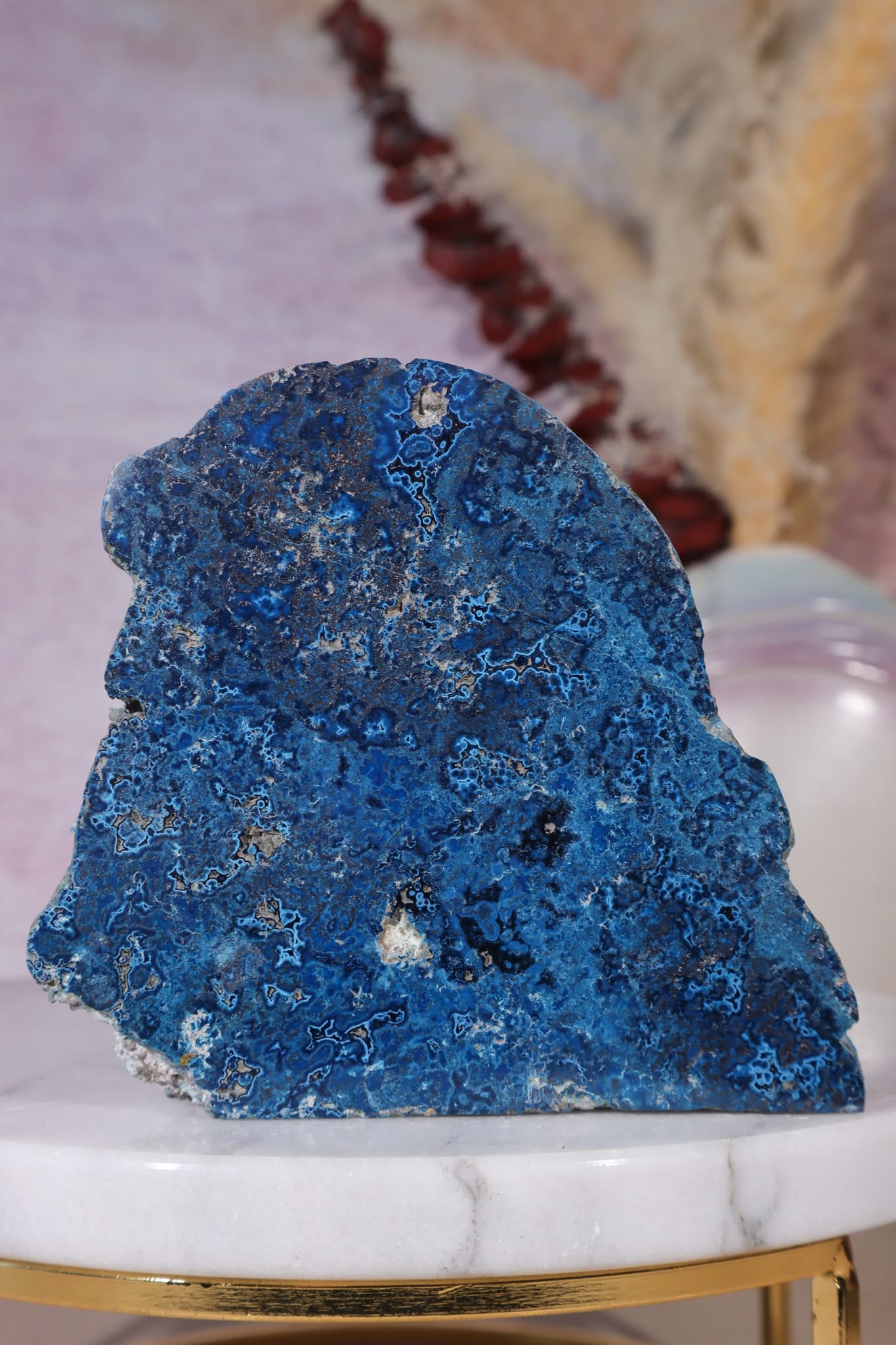 Shattuckite Specimen | 235g | Kaokoveld Plateau, Namibia Mineral Specimen Tali & Loz Crystals