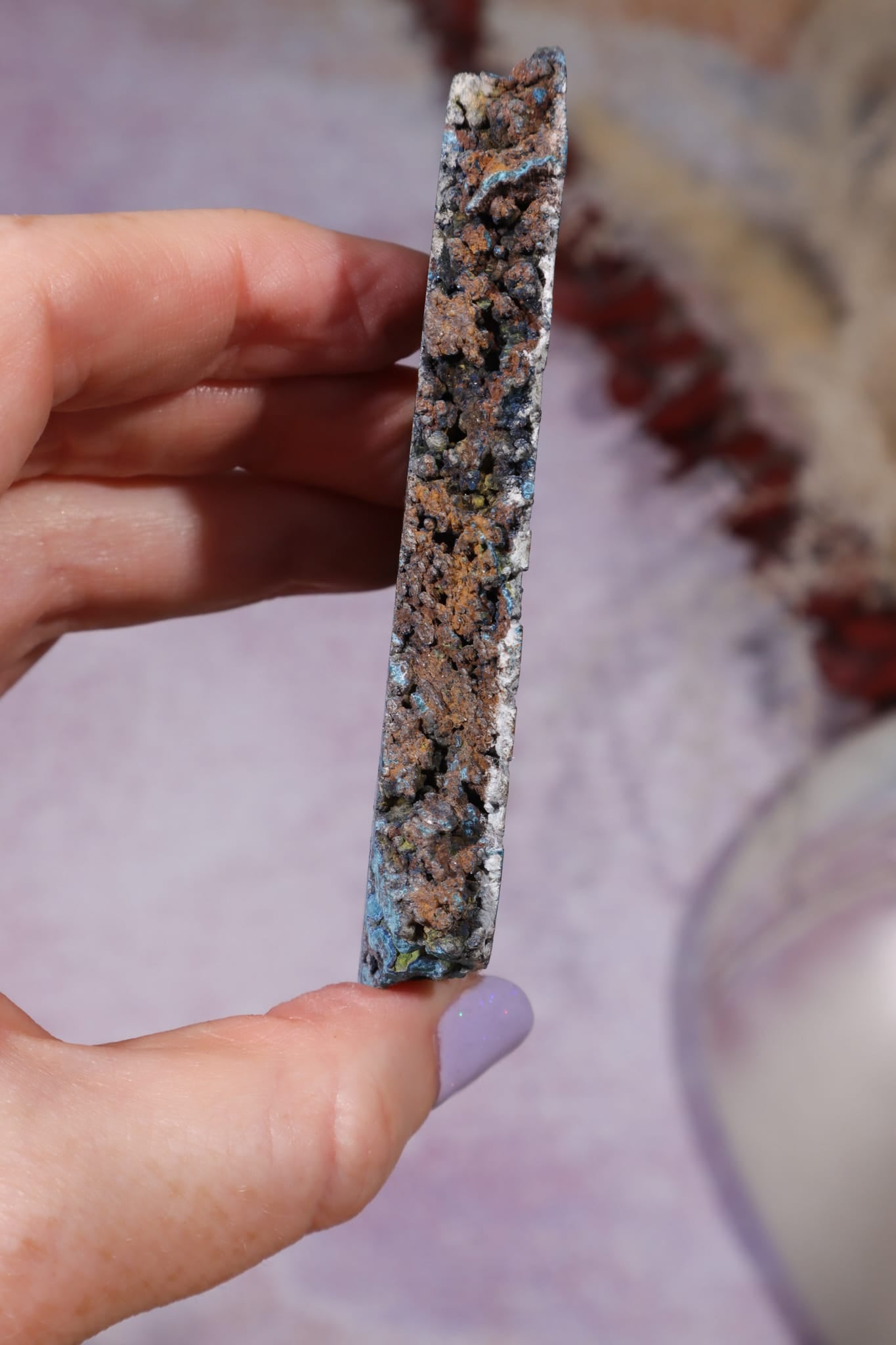Shattuckite Specimen | 68g | Kaokoveld Plateau, Namibia Mineral Specimen Tali & Loz Crystals