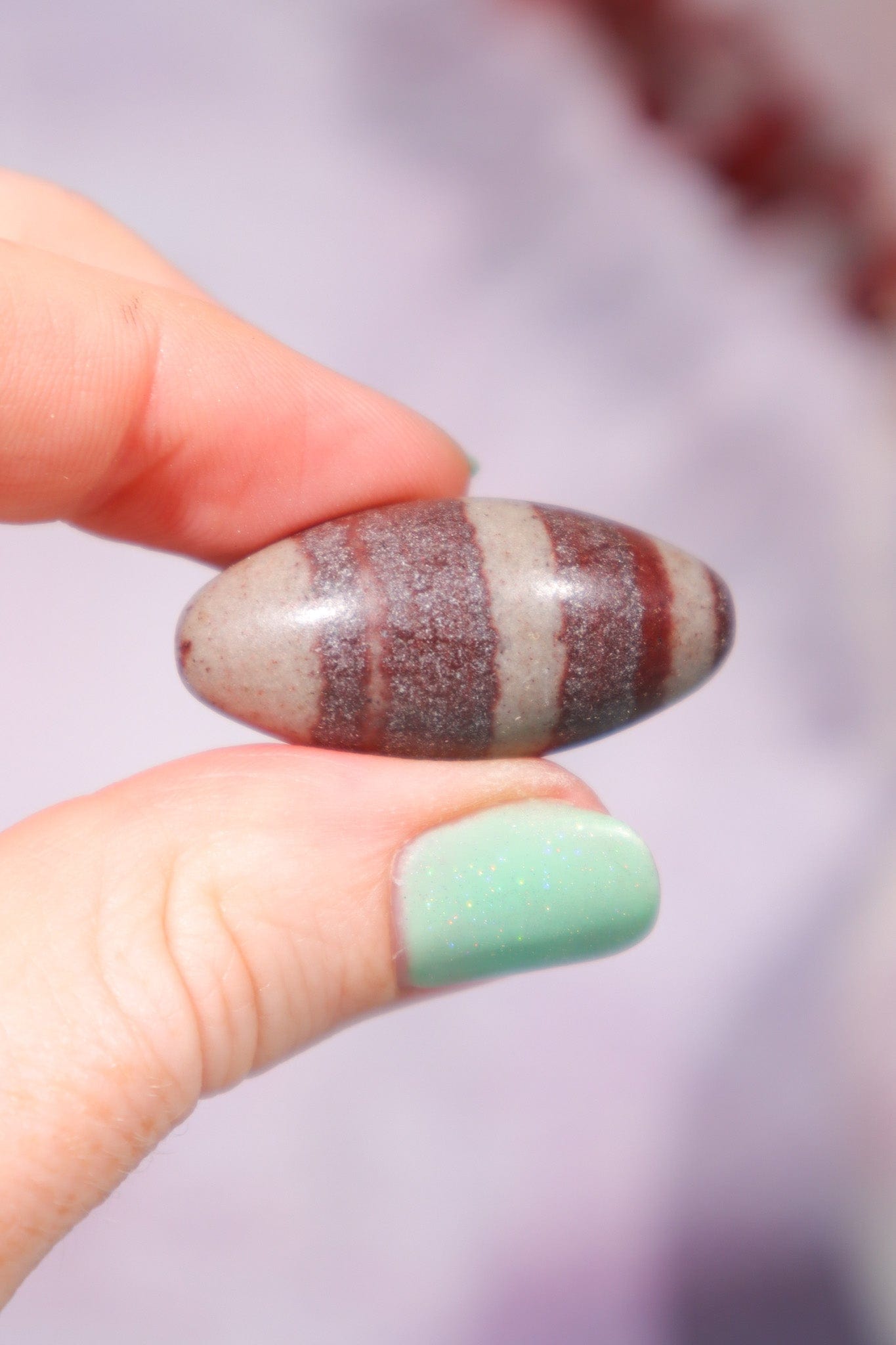 Shiva Lingam 3.2cm, Sold As Seen Cabochons Tali & Loz Crystals