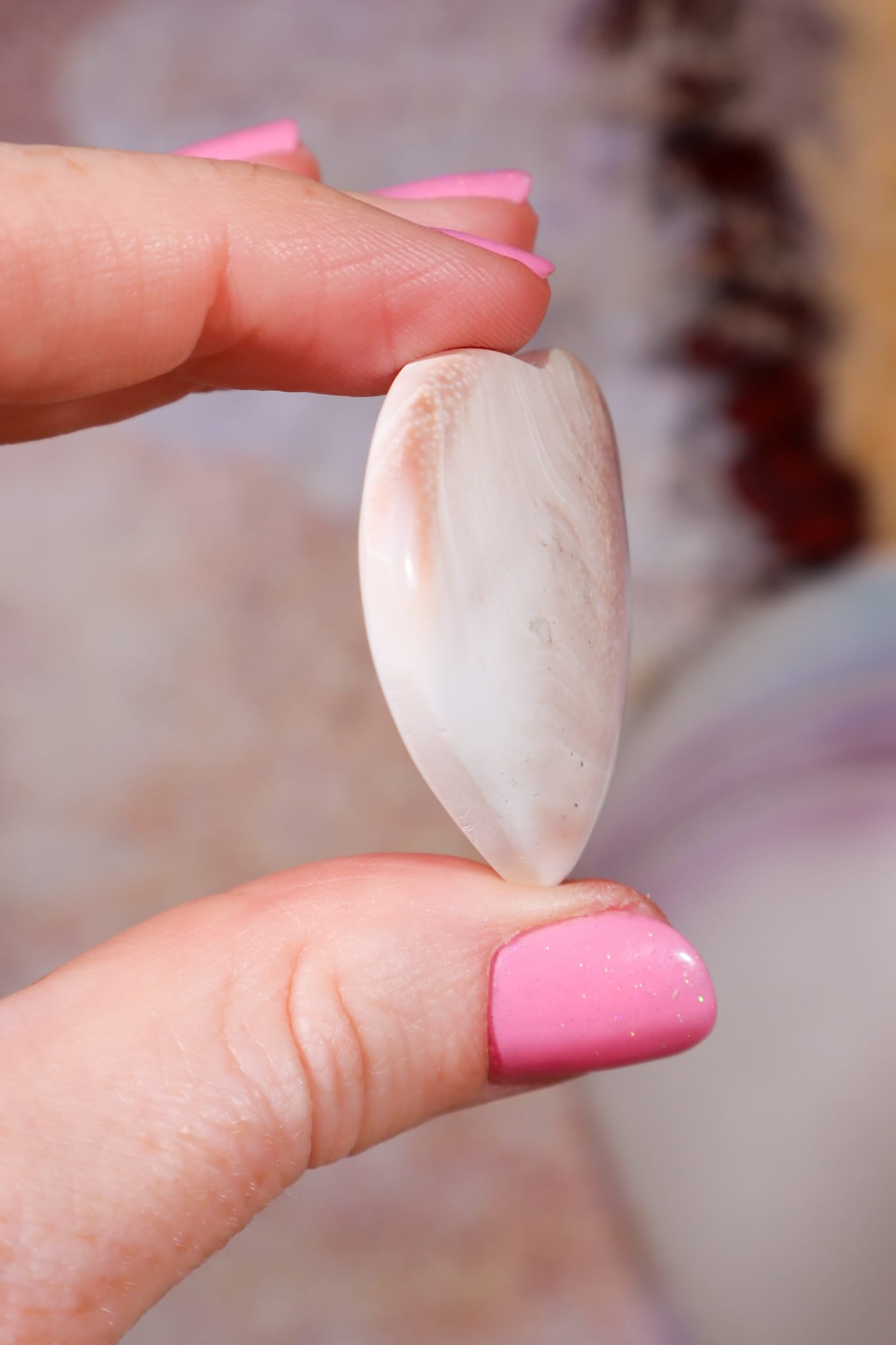 Shiva Shell Hearts | 20-30mm | Indonesia Hearts Tali & Loz Crystals