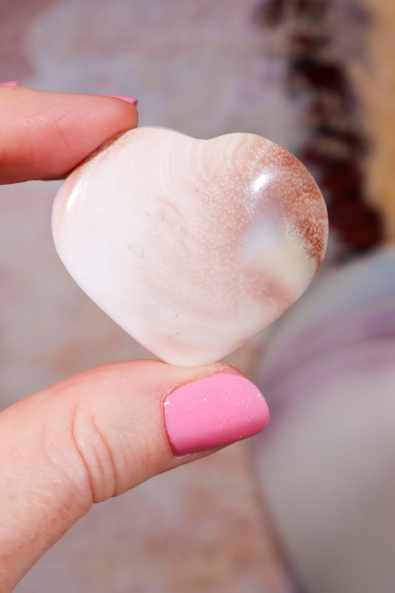 Shiva Shell Hearts | 20-30mm | Indonesia Hearts Tali & Loz Crystals