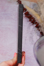 Shungite Rectangle Charging Plate 15cm, Russia Slices Tali & Loz Crystals