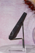 Shungite Triangle Charging Plate 8.7cm, Russia Slices Tali & Loz Crystals
