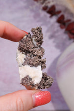 Silver on Calcite Specimen 25gr, Sold as Seen Specimen Tali & Loz Crystals