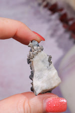 Silver on Calcite Specimen 26.70gr, Sold as Seen Specimen Tali & Loz Crystals