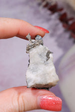 Silver on Calcite Specimen 26.70gr, Sold as Seen Specimen Tali & Loz Crystals