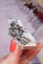 Silver on Calcite Specimen 27.90gr, Sold as Seen Specimen Tali & Loz Crystals