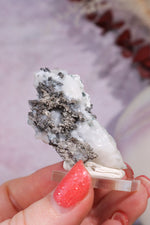 Silver on Calcite Specimen 27.90gr, Sold as Seen Specimen Tali & Loz Crystals